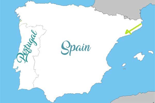 catalonia map